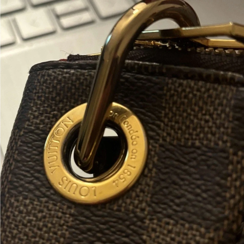 LOUIS VUITTON South Bank Besace Damier Ebene Crossbody bag purse original - Picture 12 of 15